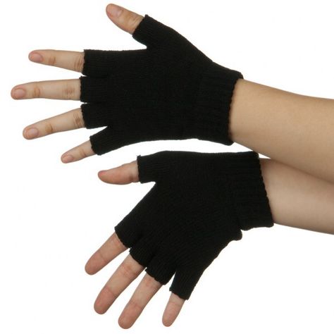 Finger Less Gloves, Black Fingerless Gloves, Wool Fingerless Gloves, Birthday Things, Sonic 2, Crochet Mittens, Gender Envy, Wool Clothing, Things Under A Microscope