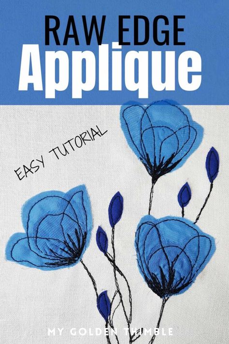 Patchwork, Upcycling, Free Motion Embroidery Applique, Applique Quilts Tutorial, Applique Techniques, Free Applique Patterns, Freehand Machine Embroidery, Applique Stitches, Applique Art