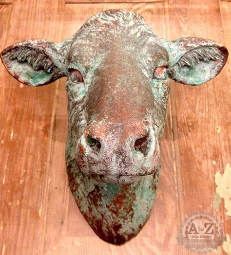 Annie Sloan, Hantverk Diy, Cow Head, Faux Painting, Modern Masters, Faux Finish, Patina Finish, A To Z, Redo Furniture