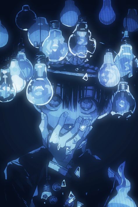 Y2k Dark Blue Wallpaper, Dark Blue Aesthetic Wallpaper Anime, Blue Anime Wallpaper Aesthetic, Blue Emo Wallpaper, Blue Aesthetic Dark Wallpaper, Dark Blue Anime Wallpaper, Cybercore Wallpaper Desktop, Blue Cybercore Wallpaper, Blue Anime Aesthetic Wallpaper