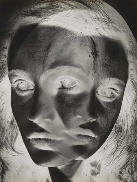 Otto Steinert. Face of a Dancer. 1952. Gelatin silver print. 15 3/4 × 12" (40 × 30.5 cm). Acquired through the generosity of Thomas and Susan Dunn, and Amie Rath Nuttall. 1034.2013. Photography Ansel Adams, Water Photography, Otto Steinert, Distortion Photography, Levitation Photography, William Eggleston, Martin Parr, Experimental Photography, Arte Inspo