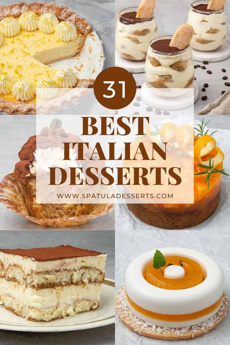 Italian Christmas Desserts, Italian Treats, Authentic Italian Desserts, Tiramisu Recept, Italian Desserts Traditional, Desserts Around The World, Making Sweets, International Desserts, Traditional Sweets