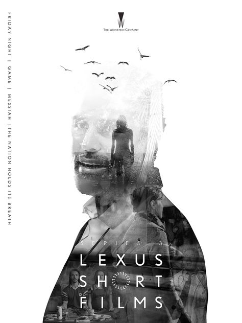 Design the official poster for Lexus Short Films on Behance Short Film Poster, Luxury Lexus, Best Short Films, Double Exposition, Logo Design Collection, Movie Posters Design, Poster Design Inspiration, Instagram Photo Ideas Posts, Film Poster