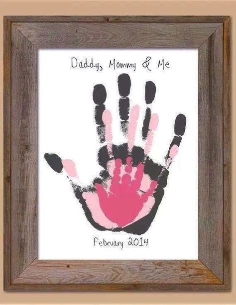 Handprint Art, Hand Print Art, Family Hand Prints, Baby Art Projects, Diy Bebe, Diy Nursery, Baby Room Design, Baby Diy, Nursery Inspiration