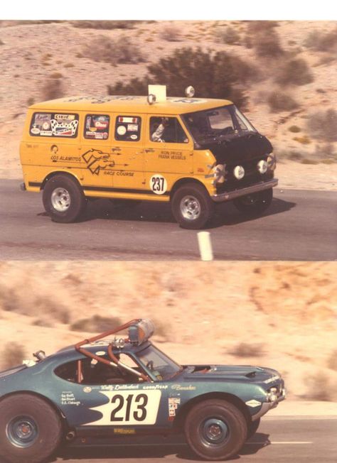 Frank Vessels Ford Van  Wally Dallenbach Hickey Olds Baja Truck, Tonka Truck, Trophy Truck, Ford Van, Old Race Cars, Lifted Cars, Vintage Race Car, Dune Buggy, Hot Rods Cars