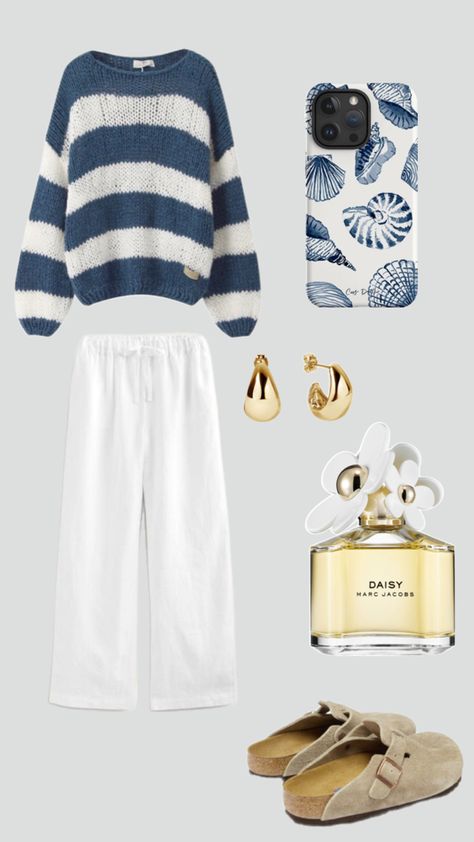 #spring #summer #beach #ootd #outfitinspo #ideas #marcjacobs #bostonburks #knittedjumper Clean Girl Outfit, Beach Ootd, Minimal Wardrobe, 여름 스타일, Sassy Outfit, Spring Clean, Future Clothes, Stil Inspiration, Just Style