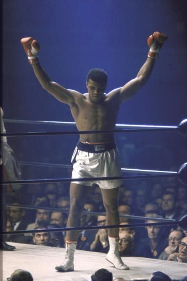 <b> Ali in Las Vegas, 1965</b><br><br><b>Chuck D:</b> "Muhammad Ali taught us to transcend our mere social categories and represent the highest level of human being. His ability to rewire widespread attention into mass thought still remains unmatched."<br><br> <i>Chuck D is a rap artist and founder of Public Enemy.</i> Mohamad Ali, Muhammad Ali Boxing, محمد علي, Mohamed Ali, Muhammed Ali, Boxing History, Mohammed Ali, Float Like A Butterfly, Professional Boxer