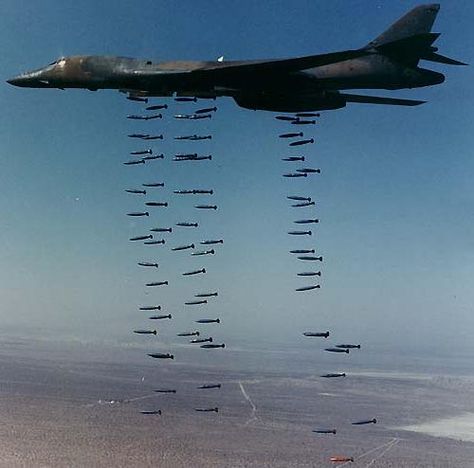 B-1 Dropping Bombs | NationStates • View topic - CIVIL WAR IN THE BELKAN PROVINCES Photo Avion, Us Military Aircraft, Air Fighter, Military Airplane, Military Jets, Jet Aircraft, United States Air Force, Us Air Force, Fighter Planes