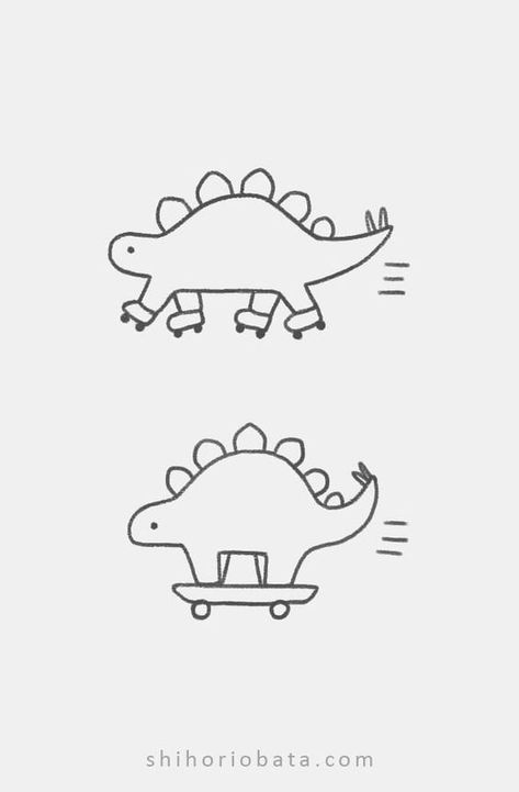 22 Cute Easy Dinosaur Drawing Ideas Dinosaur Embroidery Pattern Free, Dino Embroidery Dinosaur Pattern, Embroidery Patterns Outline, Dinosaur Drawings Cute, Embroidery Patterns Dinosaur, Embroidery Dog Easy, Embroidery Cute Animals, Cute Frog Embroidery, Embroidery Ideas Funny