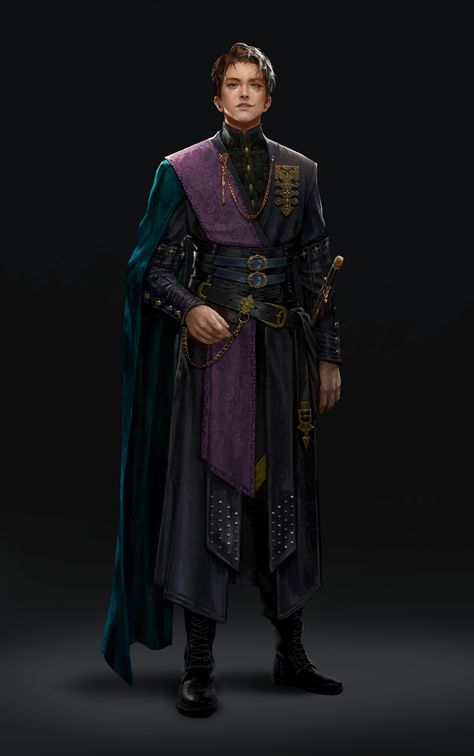 ArtStation - lord Modern Knight Fashion, Wizard Outfit Design Male, Dnd Masquerade, Norse Druid, Dnd Warlock Art, Bard Outfit, Cyberpunk Outfit Male, Wizard Clothes, Character Costume Design