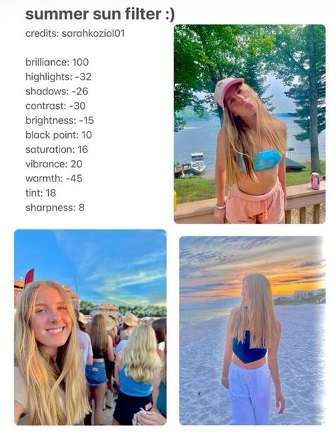 Good Edits For Photos, Au5 Vsco Filter Recipe, Best Way To Edit Photos, Beach Picture Editing, Beach Photo Tricks, Bright Photo Editing, Beach Edit Iphone, How To Edit Pictures, Photos Editing Ideas