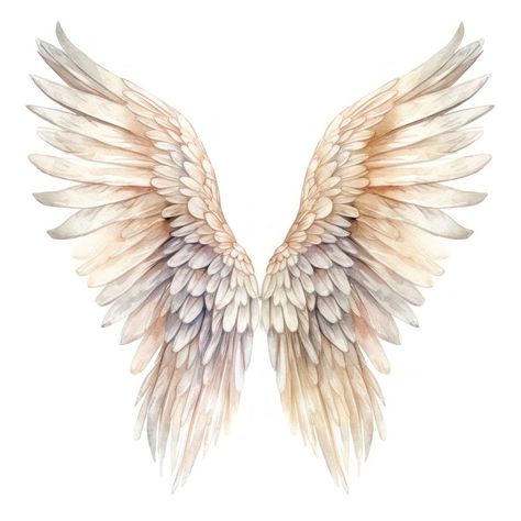 Download premium image of Angel wing bird white background. AI generated Image by rawpixel. about white angel wings, angel wings, accessory, angel, and animal 12031161 Angel Wing Watercolor, Painting Of Angel Wings, Angel Wings Artwork, Wings Illustration Design, Angel Illustration Art, Angel Wings Sketch, Angel Wing Drawing, Angel Wing Painting, Angel Wings Tattoo Stencil