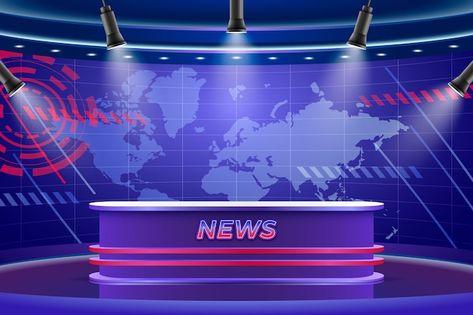 News Room Background, News Wallpaper Backgrounds, News Station Background, News Anchor Background Studio, Tv Show Background Design, Newscaster Background, News Room Aesthetic, Tv Patrol News Background, News Room Studio Background