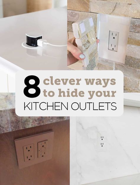 8 Clever Ways to Hide Kitchen Outlets - Jenna Sue Design Electrical Home Ideas, Home Outlet Ideas, San Miguel De Allende, Electricity In Kitchen Island, Where To Put Electrical Outlets Kitchen Islands, Hidden Kitchen Electrical Outlets, Electric Outlets In Kitchen, Hidden Electrical Outlets Kitchen Island, Where To Put Outlets In Kitchen