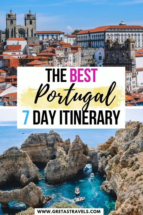 Algarve, Belem, Portugal Must See, Portugal Roadtrip, Ericeira Portugal, Europe Food, Portugal Itinerary, 7 Day Itinerary, Trip To Portugal