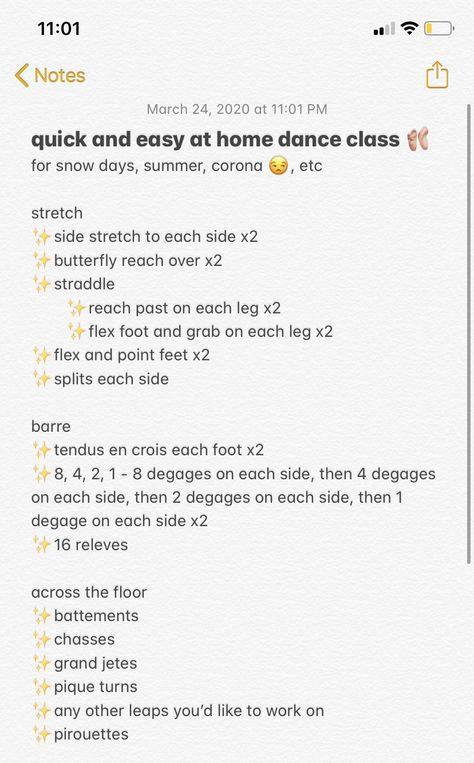 Learning Ballet At Home, Things Dancers Need, Dance Class Curriculum, How To Start Ballet At Home, Ballet Routine At Home, How To Be Good At Dancing, How To Be A Dancer, How To Start Ballet, Dance Food Ideas