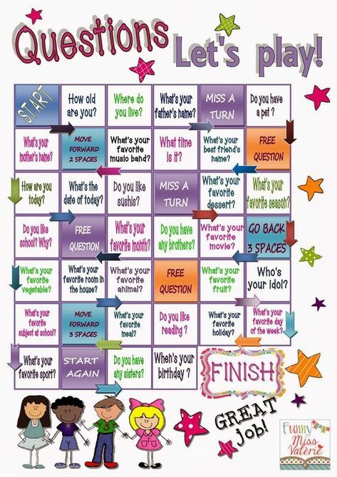 Fun English Activities, Activities For Primary School, Speaking Games, Printable Board Games, Esl Games, English Games, Reading Humor, Speaking Activities, Kids English