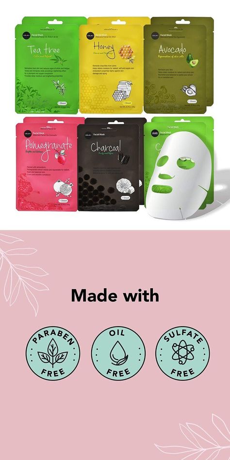 Good Face Mask Brands, Facial Mask Packaging, Face Sheet Mask Aesthetic, Bd Gifts, Facemasks Skincare, Lemon Face Mask, Mask Skincare, Mask Paper, Facial Face