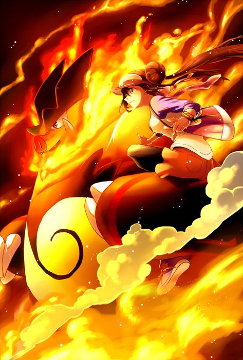 Emboar and Mei Pokemon Emboar, Emboar Pokemon, Pokémon Starters, Pokemon Human Characters, Fire Type Pokémon, Starter Pokemon, Fire Pokemon, Pokémon White, Pokemon Adventures