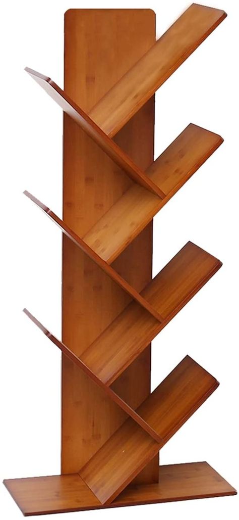 Book Stand Design, Shelves In Living Room, Book Rack Design, Books Holder, Small Kitchen Ideas On A Budget, Tree Bookcase, Book Holder Stand, Rack Shelves, Free Standing Shelves