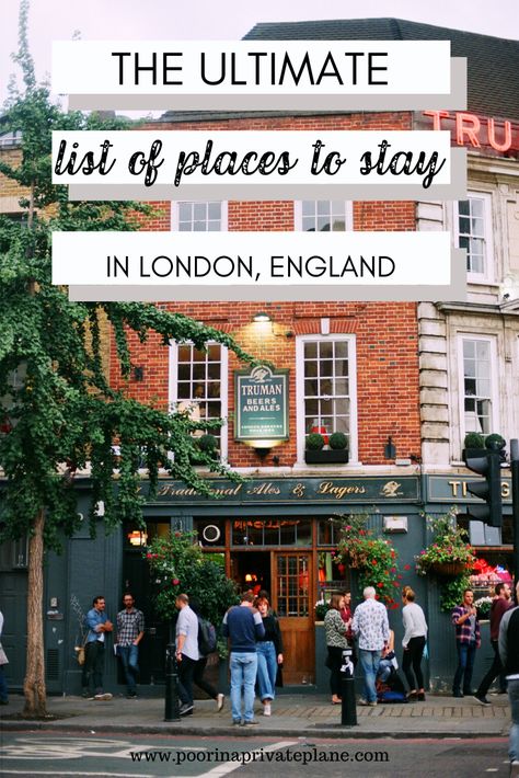 If you're planning on visiting London but don't know where to stay then check out this list of the best neighborhoods to stay on your next visit to London, England. Each neighborhood is unique and has so many things to do so find your perfect match. #london #neighborhoods Neighborhoods In London, Best London Neighborhoods, Best Neighborhoods To Stay In London, Where To Stay London, Best Places To Stay In London, Where To Stay In London, Best Shopping In London, Convent Garden, Hampstead Village
