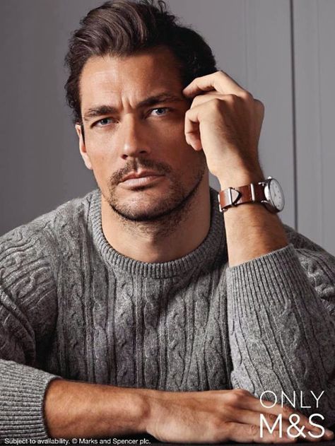 David Gandy Models Fall Styles for Latest Marks & Spencer Campaign David Gandy, David Gandy Style, Famous Male Models, Androgynous Models, David James Gandy, David James, David J, Marks And Spencer, Look Cool