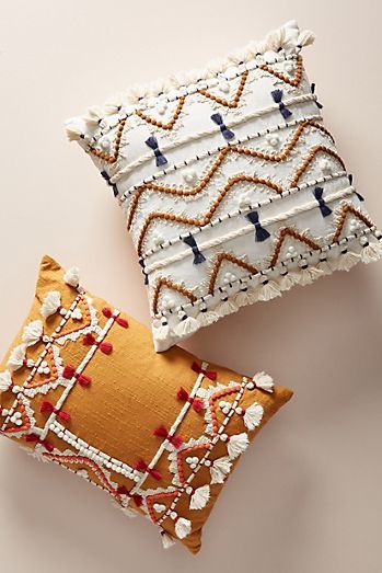 Accent Pillows Bedroom, Accent Pillows Living Room, Embellished Pillows, Anthropologie Home, Knit Pillow, Rustic Wedding Centerpieces, Diy Pillows, Bag Crochet, Mesh Design