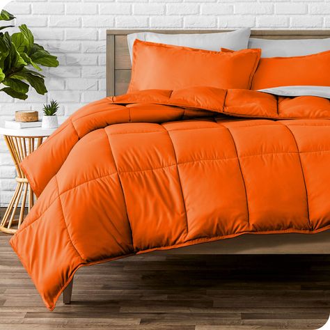 Orange Comforter, Down Alternative Comforter, Twin Xl Comforter, Soft Comforter, Bed Comforter Sets, Orange Home Decor, Modern Classic Style, Orange House, Yellow Home Decor