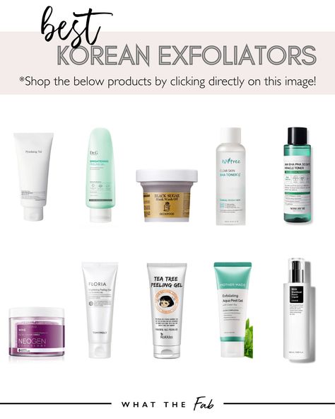 Korean Exfoliator, Exfoliate Face Products, Best Skin Exfoliator, Under Eye Wrinkle Cream, Best Exfoliators, Love Korean, Exfoliating Pads, Exfoliating Face Scrub, Skin Scrub