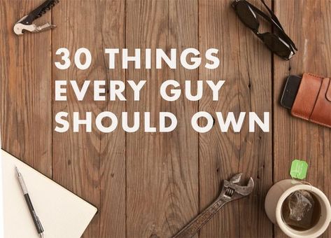 The Essential Things Every Man Should Own by the Time He's 30 Gentleman Tips, Outfits In Style, Manly Fashion, Every Man Should Own, Manly Style, Gentleman Rules, Gentlemans Guide, Simplify Life, Trendy Items