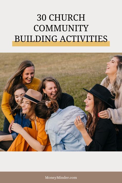 30 Church Community Building Ideas - MoneyMinder Community Meal Ideas, Community Outreach Coordinator, Street Ministry Ideas, Community Center Decor Ideas, Group Service Project Ideas, Christian Outreach Ideas, Campus Ministry Ideas, Church Family Night Ideas, Life Group Ideas Church