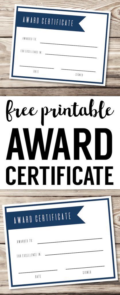 Free Printable Award Certificate Template. Editable, easy, basic, DIY award certificate for kids, teens, adults, work, sports, school. #papertraildesign #awards #ceremony #award Diy Certificate Award, Printable Award Certificates Free, Homeschool Awards Free Printable, Editable Certificate Template Free, Award Certificates Template Printables, Study Dp, Diy Awards, Box Fort, Free Printable Certificates