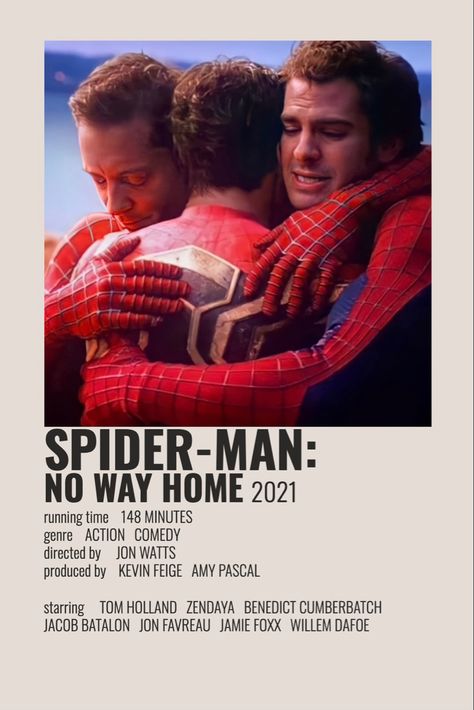 No Way Home Poster, Avengers Movie Posters, Spiderman Poster, Film Polaroid, Marvel Movie Posters, Marvel Aesthetic, Movie Card, Karakter Marvel, Iconic Movie Posters