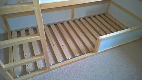 Star Wars KURA Bunk Bed Hack | IKEA Hackers Tree House For Kids, Kura Cama Ikea, Small Tree House, Cama Ikea Kura, Bunk Bed Hacks, Kura Bed Hack, Ikea Bunk Bed, Kura Ikea, Ikea Kura Hack