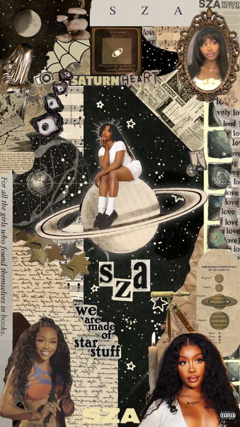 #sza #saturn #szasaturn #artist Wallpapers, Sza Wallpapers, The Girl Who, North American, Iphone Wallpaper, Your Aesthetic, Connect With People, Creative Energy, Energy