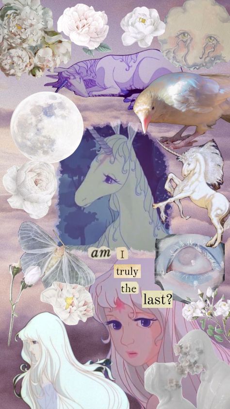 #unicorn #thelastunicorn #fairy #white #purple Last Unicorn Aesthetic, The Last Unicorn Aesthetic, Unicorn Aesthetic, Wallpaper Purple, Last Unicorn, Aesthetic Purple, The Last Unicorn, Purple Unicorn, Mood Boards
