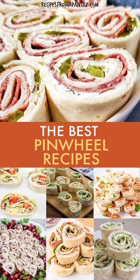 Pinwheels are a delicious and versatile appetizer that's perfect for any occasion. They're easy to make, and there are countless variations to suit any taste. From savory to sweet, vegetarian versions or a meat lovers delight, there's a pinwheels recipe to suit everyone! A great addition to any party, potluck, picnic, or gathering, pinwheels are easy to make, delicious to eat, and always a crowd-pleaser. Click through to get this awesome collection of 21 Pinwheel Recipes!! #pinwheels #rollups Lunch Pinwheels, Pinwheel Appetizers Easy, Potluck Appetizers, Pinwheel Sandwiches, Pinwheels Recipe, Cold Lunch, Pinwheel Appetizers, Roll Ups Recipes, Party Sandwiches
