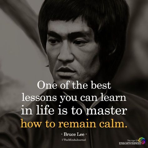 Bruce Lee Quote, Martial Arts Quotes, Motivational Funny, Bruce Lee Quotes, Inspirerende Ord, Remain Calm, Pencak Silat, Warrior Quotes, Badass Quotes