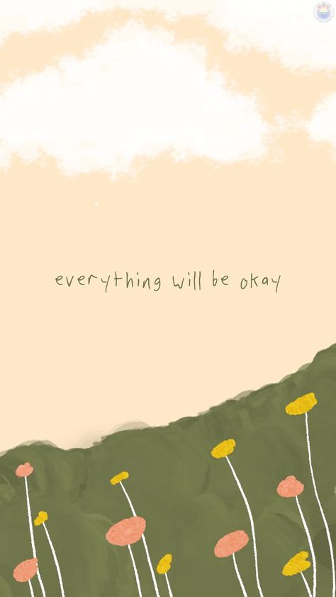 Everything will be okay. A reminder to all of us when we are having a bad day, that everything will be okay. It's just a bad day not a bad life. Download this wallpaper and set it as your background as a reminder for yourself. Dont forget to follow us on other platforms such as Instagram @thelimitlesshorizon #AesthethicQuotes #Reminder #Wallpaper #AestheticWallpaper #InspirationalQuotes #LimitlessHorizon #TheLimitlessHorizon Everything Is Ok Wallpaper, Life Will Be Better Quotes, Wallpapers To Help You Keep Going, Everything's Gonna Be Okay Wallpaper, Qoutes About Its Gonna Be Okay, It Will Be Ok Quotes Wallpaper, It’s Okay Wallpaper Iphone, It's A Bad Day Not A Bad Life, It Will Be Ok Wallpaper