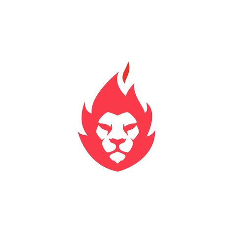 lion fire logo design. creative lion fire or lion flame logo design concept. clean and modern pictorial logo design. vector illustration Pictorial Logo Design, Flame Logo Design, Fire Logo Design, Lion Fire, Pictorial Logo, Wordmark Logo Typography, Lion Icon, Logo Inspiration Vintage, Fire Lion