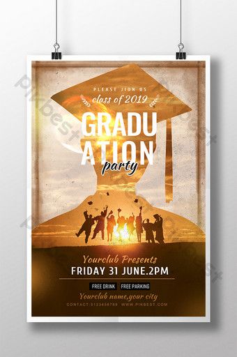 Poster Wisuda, Poster University, Invitation Card Format, Templat Undangan, Invitation Poster, Graduation Poster, Design Camp, Kids Graduation, University Graduation