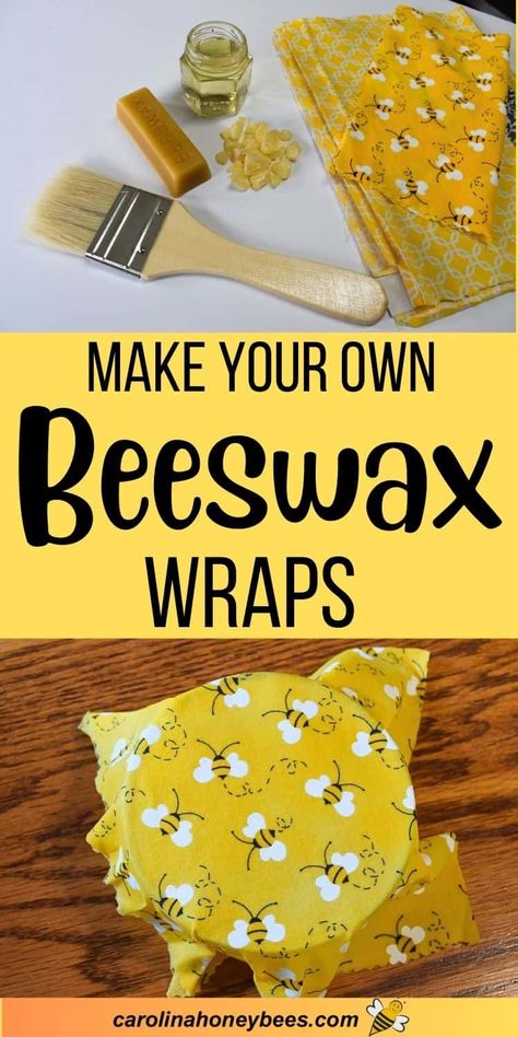 How to Make Beeswax Wraps Upcycling, Bees Wax Wrap Diy, Beeswax Recipes, Diy Beeswax Wrap, Bees Wax Wraps, Bees Wrap, Wax Wraps, Beeswax Wraps, Beeswax Food Wrap