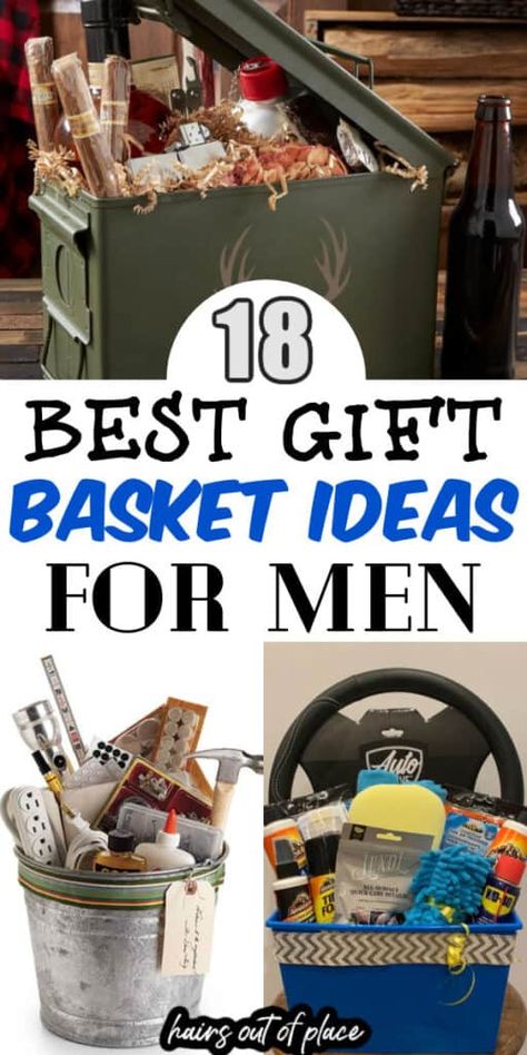 Gift Card Basket Ideas For Men, Mens Raffle Basket, Men Christmas Gift Basket, Guy Bouquet Gift For Men, Christmas Silent Auction Basket Ideas, Manly Gift Basket Ideas, Guys Raffle Basket Ideas, Best Tricky Tray Baskets, Gift Baskets For Men Christmas