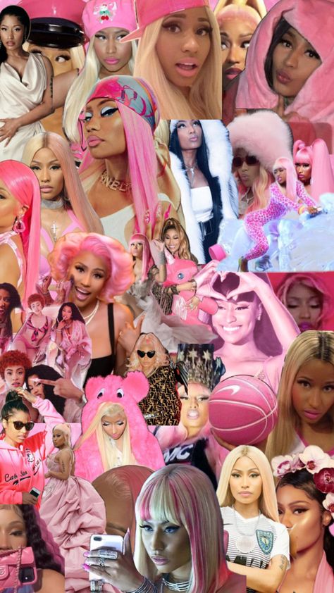 Nicki Minaj Room Decor, Nicki Minaj Collage Wallpaper, Pink Nicki Minaj Aesthetic, Nicki Minaj Wallpaper Iphone, Nicki Manij, Nicki Minaj Fashion, Pic Edits, Nicki Minaj Wallpaper, Nikki Minaj