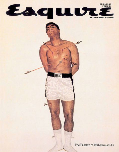 George Lois, Esquire Magazine Cover, Esquire Cover, Vanity Fair Covers, Magazine Front Cover, محمد علي, Mohamed Ali, Muhammed Ali, Korean Magazine