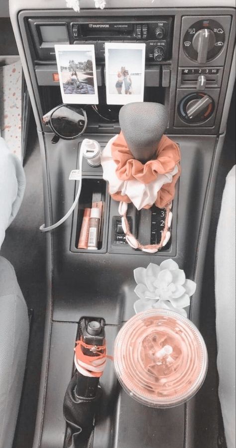 New Car Accessories, Car Assesories, Girly Car Accessories, Inside Car, Car Deco, Car Accesories, Girly Car, Car Essentials, Car Accessories For Girls