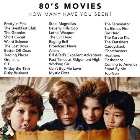 Classic Movies List, Netflix Movies To Watch, Beverly Hills Cop, Movie To Watch List, Steel Magnolias, Weird Science, Movie Marathon, 80s Movies, Netflix Movies