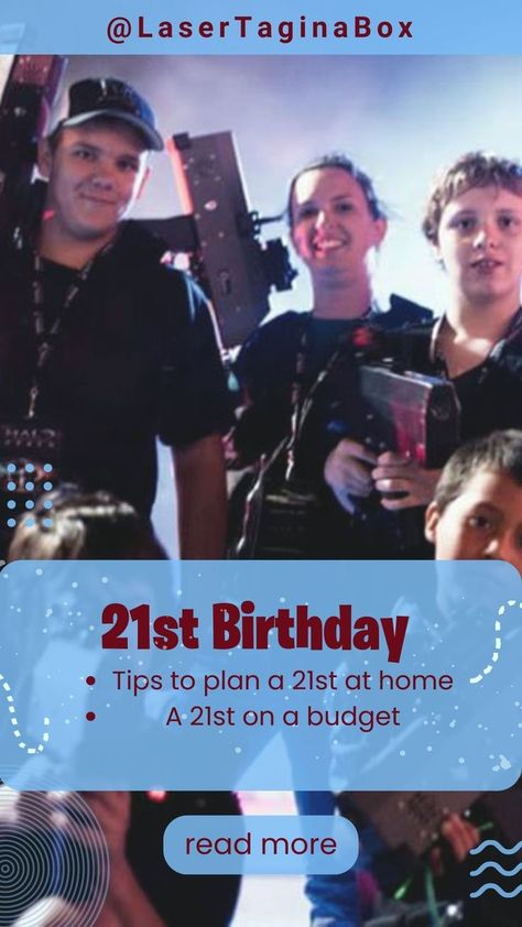 Tips to plan a 21st birthday party at home. Event planning for a 21st on a budget. How to plan a birthday party at home. Themed 21st Birthday Party, Birthday Party At Home, 21st Birthday Party, Party At Home, Party Trends, Birthday Party Planning, Laser Tag, Birthday Party 21, Throw A Party