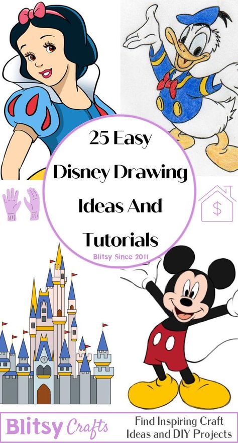 Easy How To Draw Disney Characters, Disney Art Drawings Easy Step By Step, Drawing Sketches Ideas Creative, How To Draw Disney Characters Step By, Cute Easy Drawing Ideas Cartoon Characters, Easy To Draw Cartoon Characters, Easy Drawings Disney, Disney Cartoon Characters Drawing, How To Draw Disney Characters