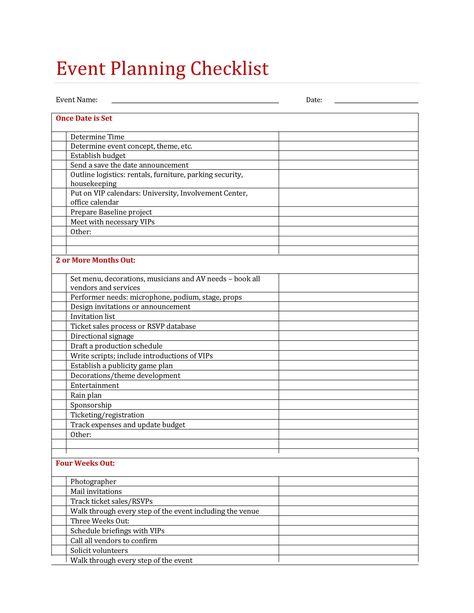 Corporate Event Planning Checklist, Event Checklist Template, Picnic Business, Event Planning Checklist Templates, Event Checklist, Event Planning Worksheet, Dance Theme, Outreach Program, Planning Organization